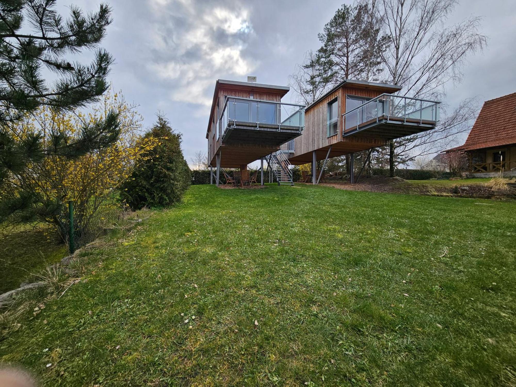 Baumhaus Und Tinyhaus Villa Mühlhausen Екстериор снимка